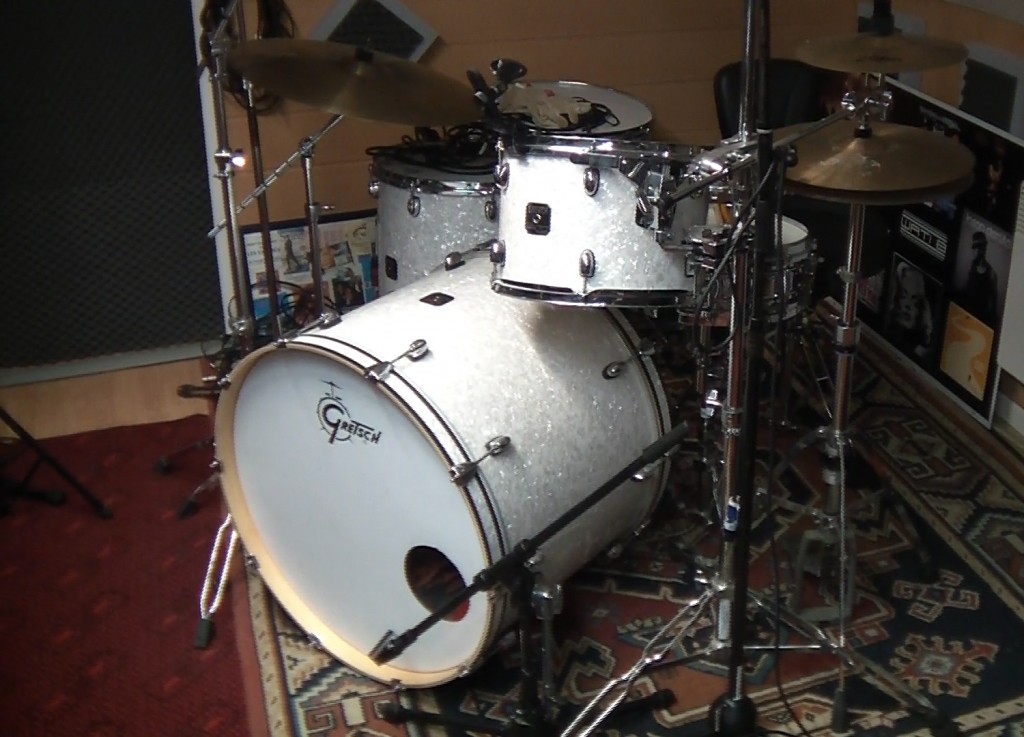 Batterie Gretsch au studio de SEIZAIR