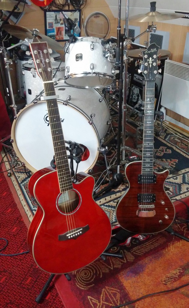 Guitares et batterie studio SEIZAIR