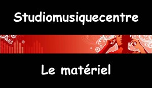 Studiomusiquecentre le matériel du studio d'enregistrement