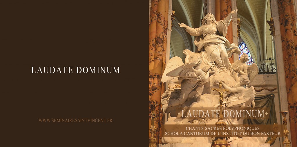 Livret_P12,1 CD Laudate Dominum, Choeur du séminaire de l'Institut du Bon Pasteur