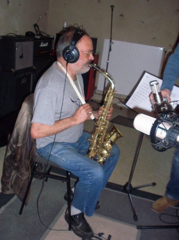Séances d'enregistrement Jean Gagneau 2015 Eric Kutniak au Sax alto
