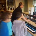 Activité périscolaire, visite du studio d'enregistrement Angel's voice Music par l'Ecole Mathurin
